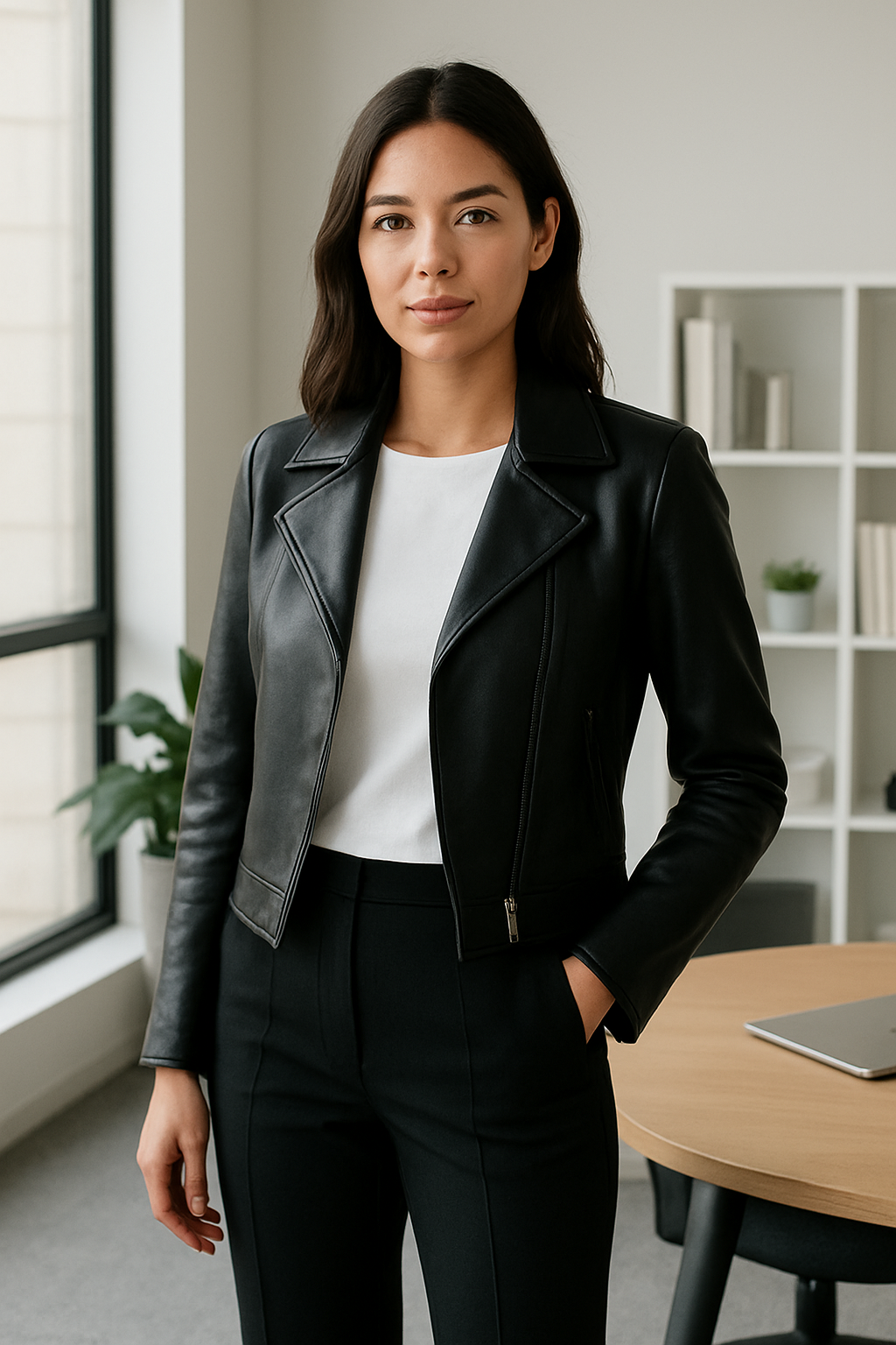 Women’s Leather Jackets for Office Wear